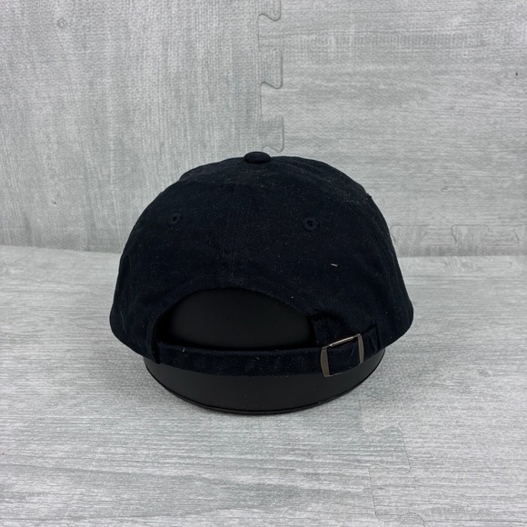 Vintage Miller Beer Hat Cap Strap Back Black Canvas Miller Genuine Team Draft - Picture 3 of 6